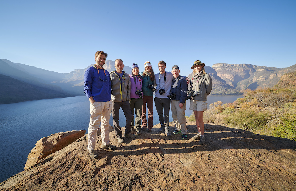 group of photographers in south africa having their photo taken